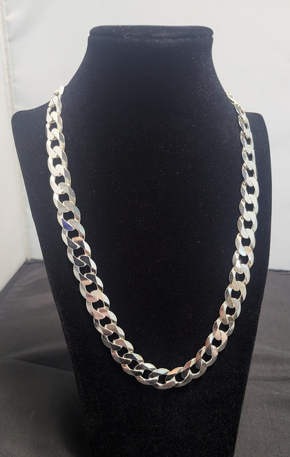 925 Silver Curb Link Chain - 20