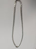 Silver Curb Chain  20"