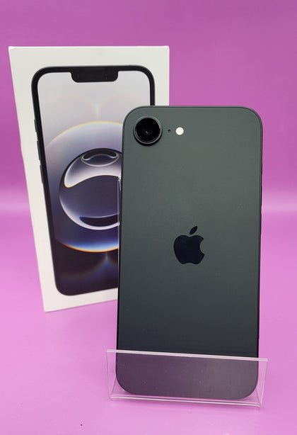 Apple iPhone 16e - 128GB Black - Dual Sim - Unlocked - 100% Battery Health