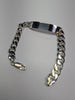 Sterling Silver I.D  Curb 8" Bracelet NEW