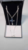 925 Sterling Silver Thin Curb Chain Necklace With Cross Pendant - 21.2 Grams - 24" Long *BRAND NEW*