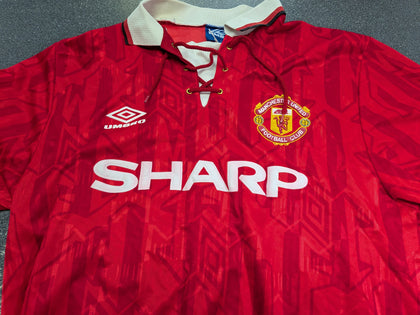 1992-1994 Vintage Manchester United football Shirt