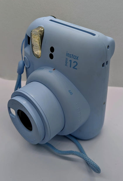 Fuji Instax Mini 12 Fujifilm Instant Film Camera Blue- Does not come with reel