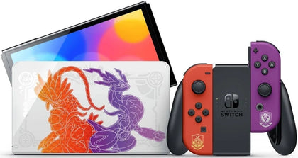 Nintendo Switch OLED Scarlett and Violet with game cartridge included▼▼▼SALE▼▼▼