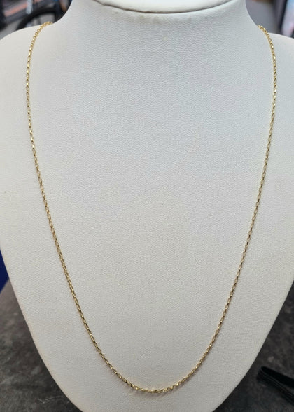 9ct Gold Rope Chain 15