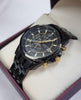 ACCURIST 7320 BLACK ION PLATED CHRONOGRAPH