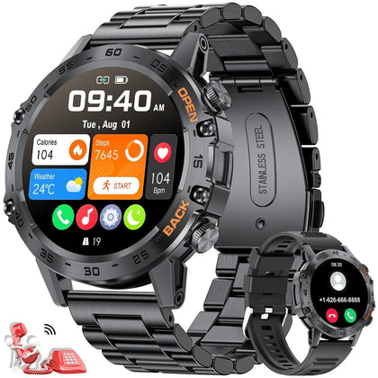 **Black Friday Deal** FEELNEVER Smart Watch For Men with Wireless Call Function