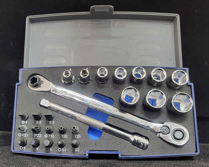 Blue Point BLPBTWKIT 25 Piece 1/4 Drive Socket Set