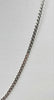 9ct White Gold Curb Chain 18"