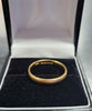 22CT Yellow Gold Band Size M 3.27G