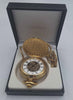 Mount Royal Gold Automatic Pocket Watch with Original Box And Gold Chain