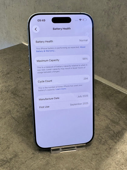 Apple iPhone 17 Mist Blue 256GB BH 98%  Apple Warranty 18/09/26