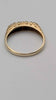 Vintage 9ct Yellow Gold Garnet & CZ Ring – Size Q – 2.22 Grams – Classic Gemstone Design