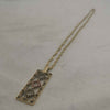 9ct Twist Chain Gold Pendant (375 Hallmarked & Tested) Weight:10g, 20" Approx