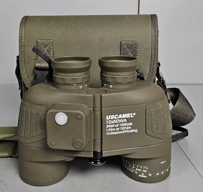 USCAMEL 10X50 Marine Binoculars for Adults with Rangefinder Compass, Marine Binoculars for Adults Boating Sailing