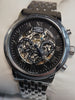 Rotary Automatic Skeleton Day/Date Stainless Bracelet Watch GB00242/04