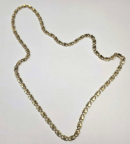 9ct Gold 20” Tulip Chain Necklace