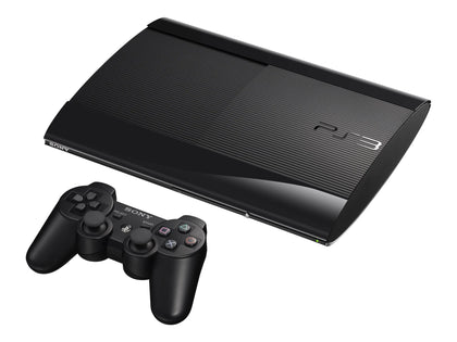 Sony Playstation 3 Super Slim 12GB Package - Charcoal Black (Comes with 17 Games Feat. Call of Duty, Battlefield and More!).