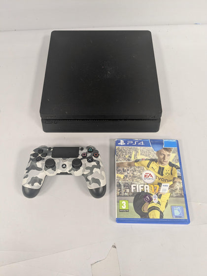 Playstation 4 Slim Console, 500GB FIFA 17 Console Package