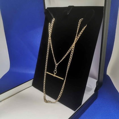9K Gold Necklace (375 Hallmarked & Tested) Weight: 4.4 Grams, 18