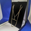 9K Gold Necklace (375 Hallmarked & Tested) Weight: 4.4 Grams, 18" Approx Length-- Box Included