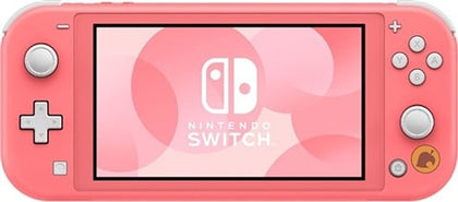 Nintendo Switch Lite Animal Crossing Isabelle Aloha Coral Pink ** Unboxed **