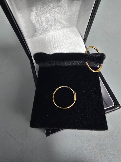 18CT Earrings 0.9G