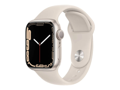 Apple Watch Series 7 GPS, 41mm Starlight Aluminium Case