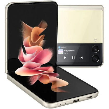 Samsung Galaxy Z Flip3 5G Smartphone Sim Free 128GB Cream PRESTON
