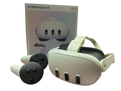 META QUEST 3 128GB VR GAMING HEADSET BOXED