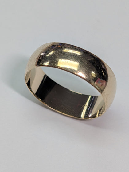 9ct gold wedding band ring
