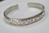 Silver Patterned Bangle 999