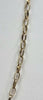 9ct Gold hoop chain 18"