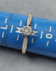 18ct Gold/Platinum Diamond Ring M1/2