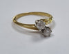 18ct Gold Diamond Ring Size L1/2