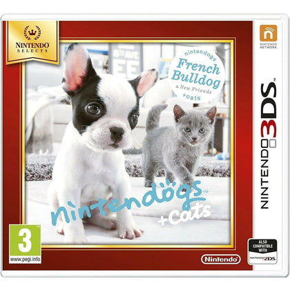 [New - 3Ds] Nintendogs + Cats - French Bulldog (Nintendo Selects)