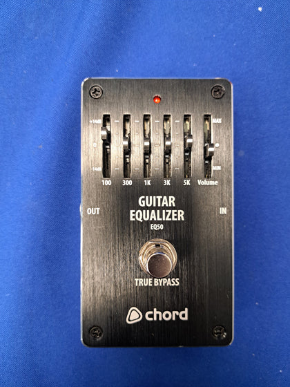 Chord - EQ-50 5-Band Guitar EQ Pedal - Collection Only.