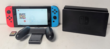 Nintendo Switch Console - Neon Red/Blue & 2 Unboxed Games
