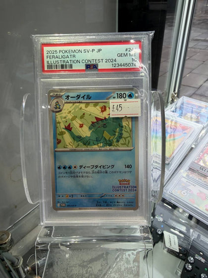 241 Feraligatr Illustration contest 2024 promo psa 10