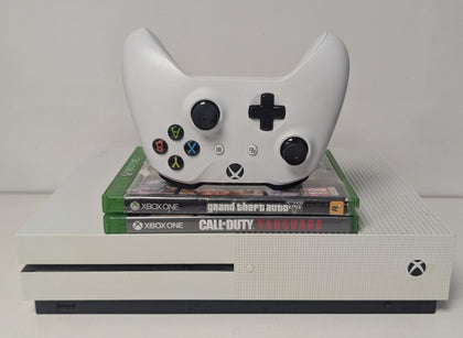 Microsoft Xbox One S 500gb Console & 2 Games