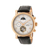 Heritor Automatic - Winston Semi-Skeleton Leather-Band Watch