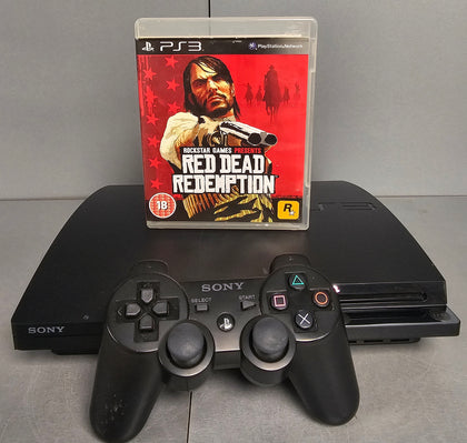 Playstation 3 Slim Console, 320GB + Red Dead