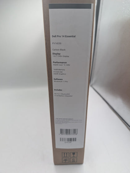 Dell pro 14 laptop, Brand new, 2 Y/ear warranty Included