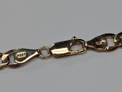 9ct gold curb chain