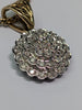 9ct Gold Chain With Floral Diamond Pendant