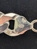 925 HALLMARKED, SILVER, OVAL CURBED CHAIN W/ LOBSTER LOCK, 24", 67.9G !BRAND NEW!