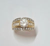 14 Carat Gold Ring Size S (Large)