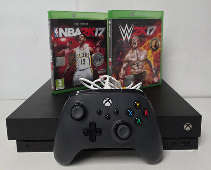 Microsoft Xbox One X 1TB Console & 2 Games