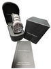 EMPORIO ARMANI AR5815 SILVER STAINLESS STEEL & BLACK CHRONOGRAPH MEN'S WATCH