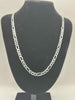 **BRAND NEW** 925 silver Figaro style chain with pendent 33.1G 24''
